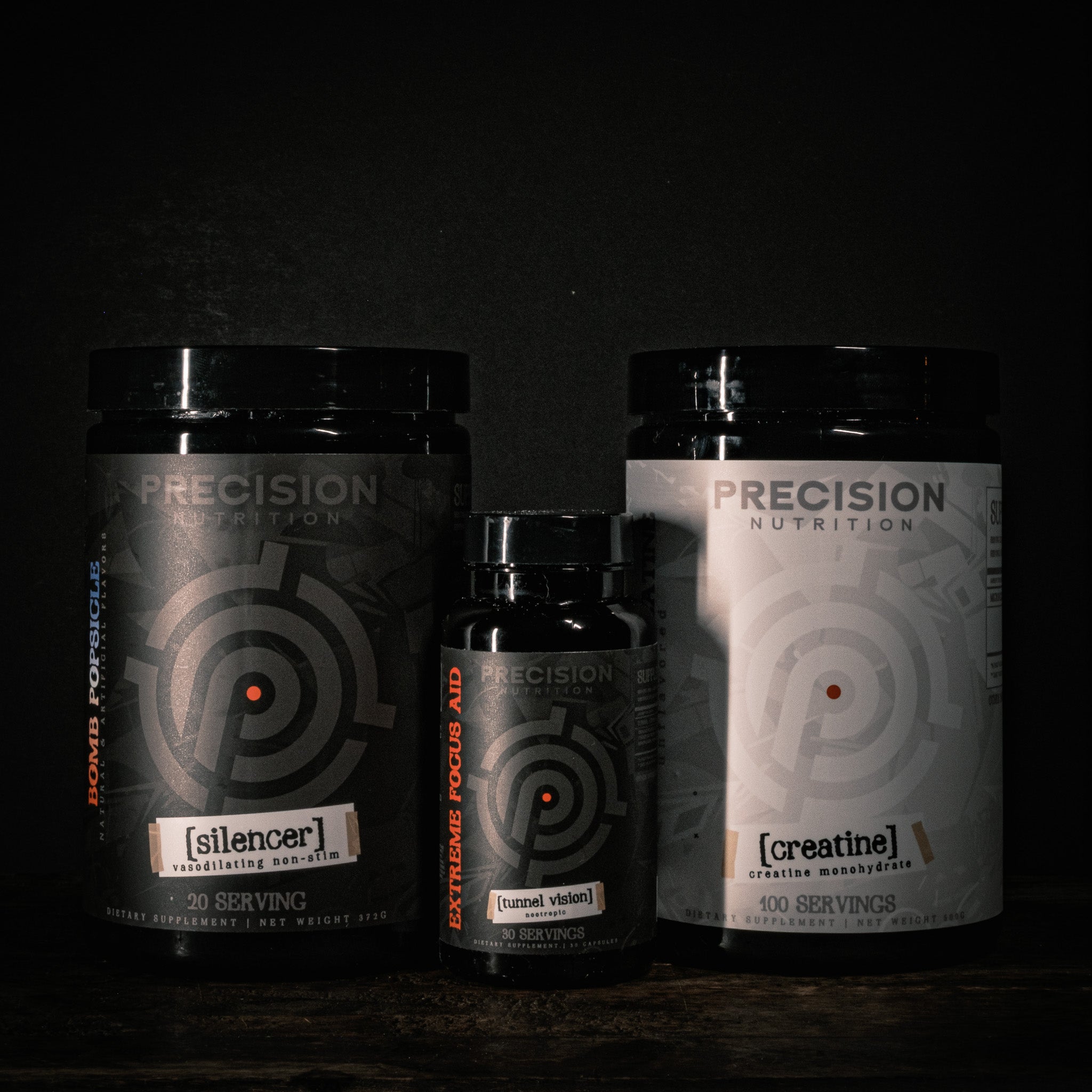 Silencer + Creatine + Tunnel Vision Stack